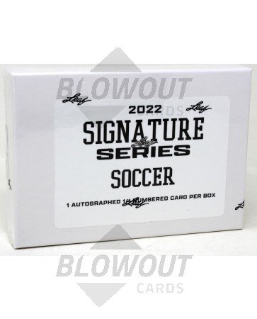 2022 Leaf Signature Series Soccer Hobby Box