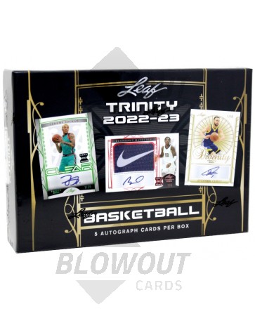2023 Leaf Trinity Basketball Hobby 10 Box Case