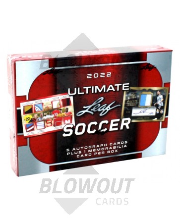 2022 Leaf Ultimate Soccer Hobby 10 Box Case