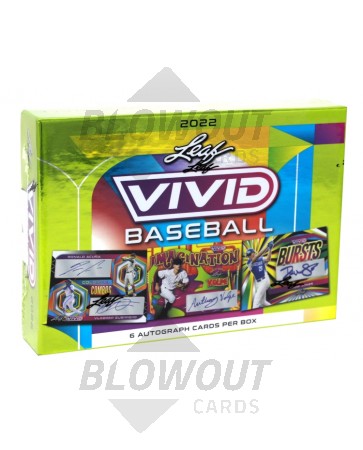 2022 Leaf Vivid Baseball 12 Box Case