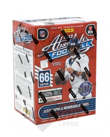 2022 Panini Absolute Football Blaster 20 Box Lot
