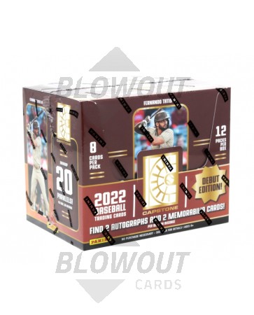 2022 Panini Capstone Baseball 1st Off The Line Hobby 16 Box Case