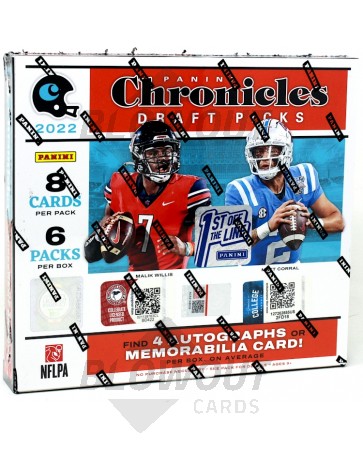 2022 Panini Chronicles Draft Picks Football 1st Off The Line Hobby Box
