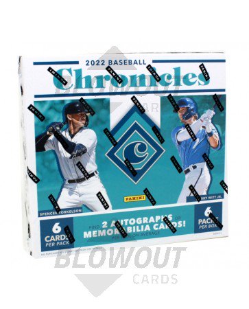 2022 Panini Chronicles Baseball Retail Preferred 20 Box Case