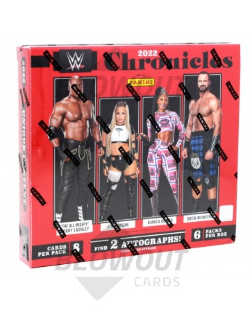 2022 Panini Chronicles WWE Hobby 12 Box Case