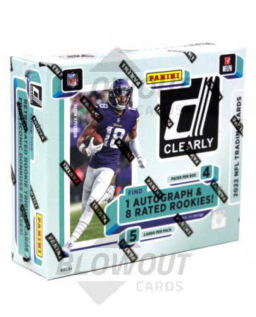 2022 Panini Clearly Donruss Football Hobby Box