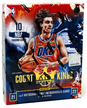 2021/22 Panini Court Kings Basketball Hobby Box