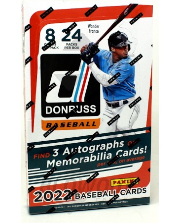 2022 Panini Donruss Baseball Hobby 16 Box Case