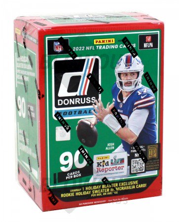 2022 Panini Donruss Football Holiday Blaster Box