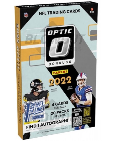 2022 Panini Donruss Optic Football 1st Off The Line Hobby 12 Box Case