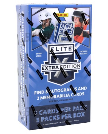 2022 Panini Elite Extra Edition Baseball 1st Off The Line Hobby Box