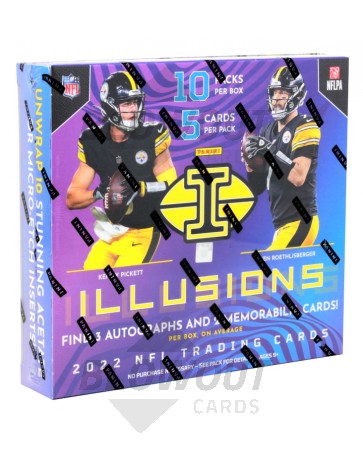 2022 Panini Illusions Football Hobby 16 Box Case