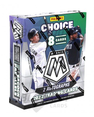 2022 Panini Mosaic Choice Baseball Box