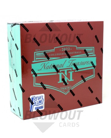 2022 Panini National Treasures Collegiate Football 1st Off The Line Hobby 4 Box Case