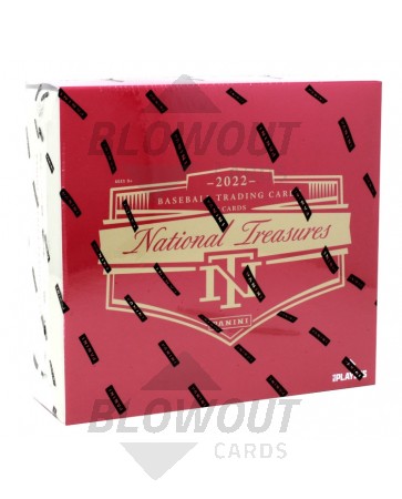 2022 Panini National Treasures Baseball Hobby 4 Box Case
