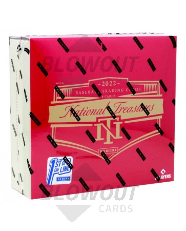 2022 Panini National Treasures Baseball 1st Off The Line Hobby Box