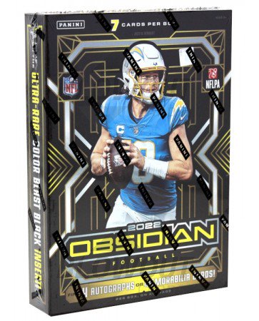 2022 Panini Obsidian Football Hobby 12 Box Case