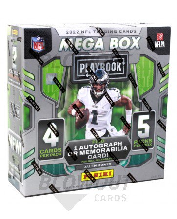 2022 Panini Playbook Football Mega Box