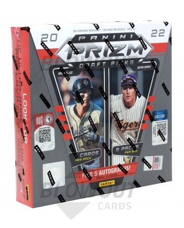 2022 Panini Prizm Collegiate Draft Picks Baseball Hobby Box
