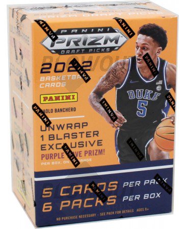 2022/23 Panini Prizm Collegiate Draft Picks Basketball Blaster 20 Box Case