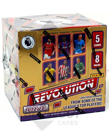 2022/23 Panini Revolution Soccer Hobby 8 Box Case