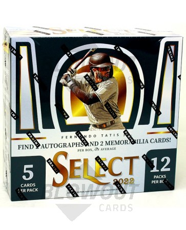 2022 Panini Select Baseball Hobby Box