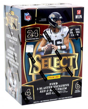 2022 Panini Select Football Blaster 20 Box Lot
