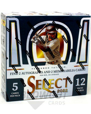 2022 Panini Select Baseball 1st Off The Line Hobby Box
