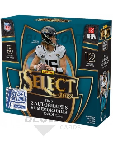 2022 Panini Select Football 1st Off The Line Hobby 12 Box Case