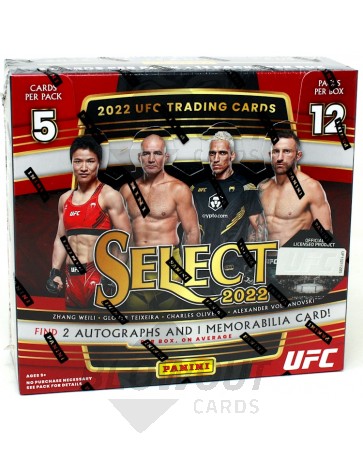 2022 Panini Select UFC Hobby Box