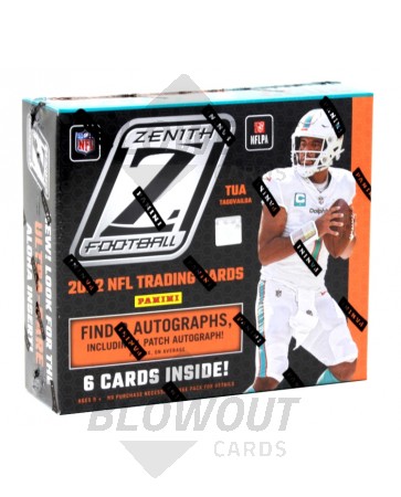 2022 Panini Zenith Football Hobby 12 Box Case