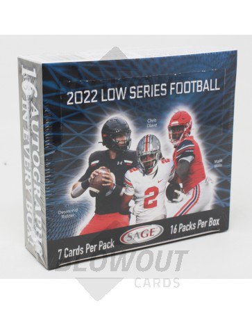 2022 Sage Hit Low Series Football Hobby Box
