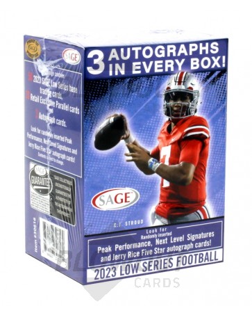 2023 Sage Hit Low Series Football Blaster 40 Box Case