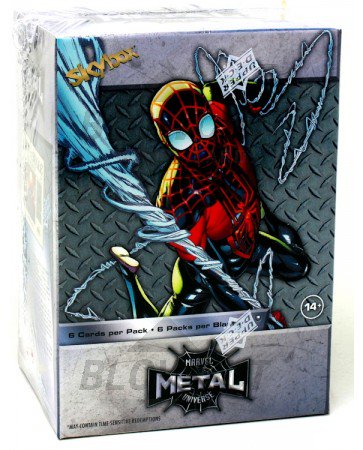 Marvel Spider-man Metal Universe Trading Cards Blaster Box (Upper Deck)