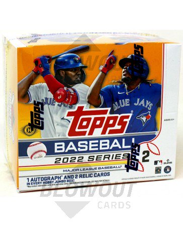 2022 Topps Series 2 Baseball Jumbo 6 Box Case