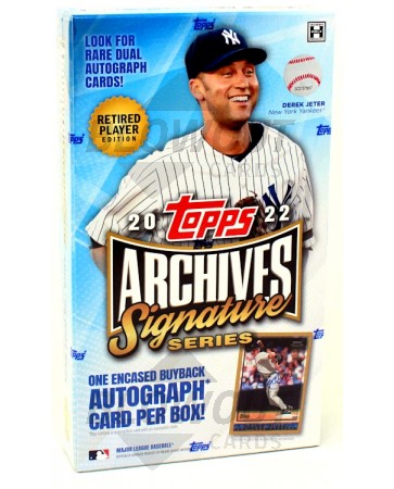 2022 Topps Archives Signature Series Retired Player Ed Baseball Box