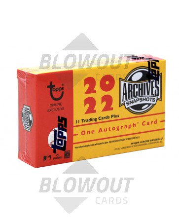 2022 Topps Archives Snapshots Baseball Box