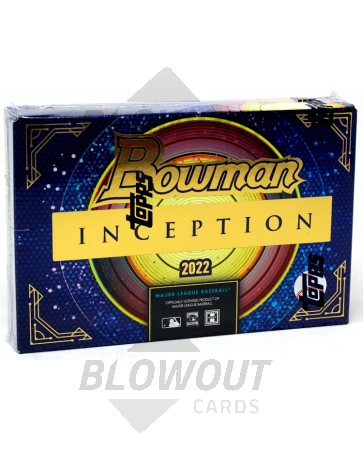 2022 Bowman Inception Baseball Hobby Box