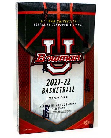 2021/22 Bowman University Basketball Hobby Box