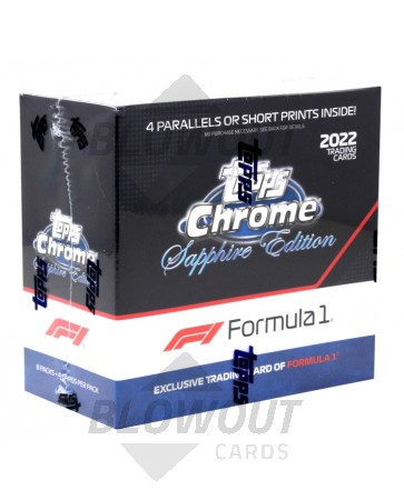 2022 Topps Chrome Formula 1 Racing Sapphire Edition Box