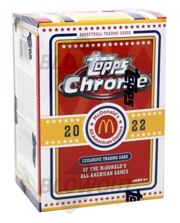 2022 Topps Chrome McDonald's All American Basketball Blaster Box