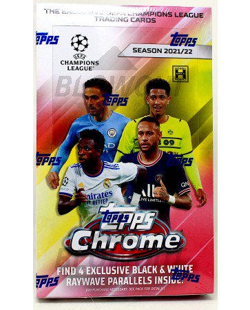 2021/22 Topps UEFA Champions League Chrome Soccer LITE Box
