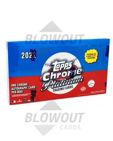 2022 Topps Chrome Platinum Anniversary Baseball Hobby Box