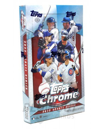 2022 Topps Chrome Update Series Baseball Hobby 12 Box Case