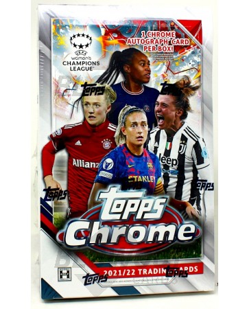2021/22 Topps UEFA Women's Champions League Chrome Soccer Hobby Box
