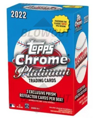 2022 Topps Chrome Platinum Anniversary Baseball Blaster Box