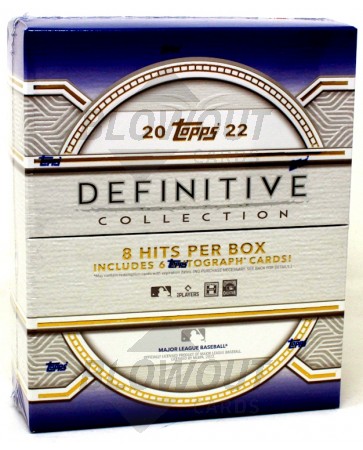 2022 Topps Definitive Baseball Hobby