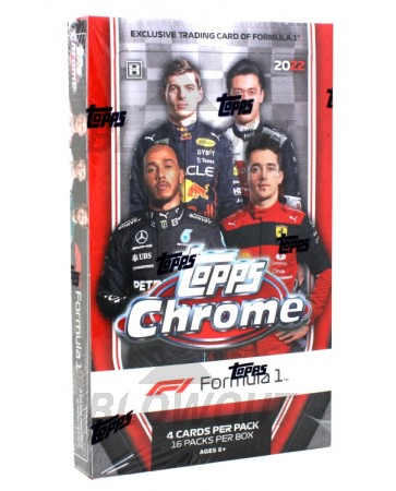 2022 Topps Chrome Formula 1 Racing Lite 16 Box Case