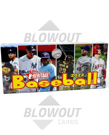 2022 Topps Heritage Baseball Hobby Box