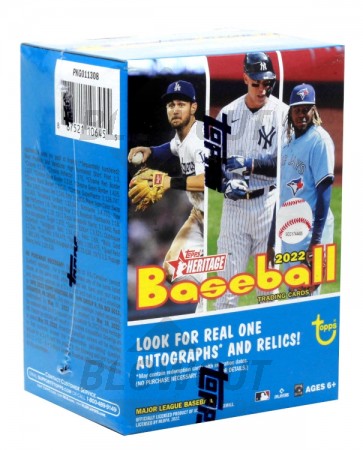 2022 Topps Heritage Baseball Blaster Box